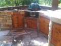 flat top grill outdoor kitchen